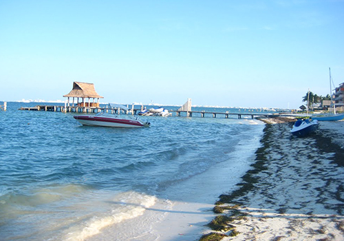 Gran Puerto est le port de ferry situé à Puerto Juárez. C'est un moyen principal d'accéder à Isla Mujeres, une île située à environ 10 km de Puerto Juárez, de Cancún. Le service de ferry régulier fonctionne deux fois par heure sur le ferry à grande vitesse Ultramar. Le terminal de ferry dispose de deux lignes pour les passagers Ultramar, de toilettes, d'un garage, d'un dépanneur et d'une zone de vente de billets.